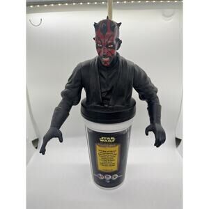 Star Wars Darth Maul Cup Topper Included Taco Bell, KFC, Pizza Hut 1999 Vintage